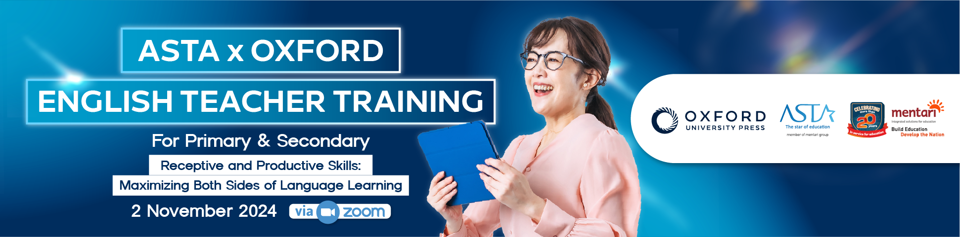 ASTA x Oxford English Teacher Training - Online 2024